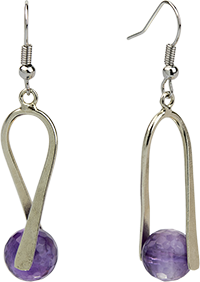 Gyászoldó-fülbevaló